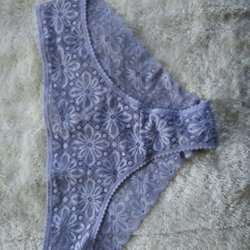 Lilac lace panties